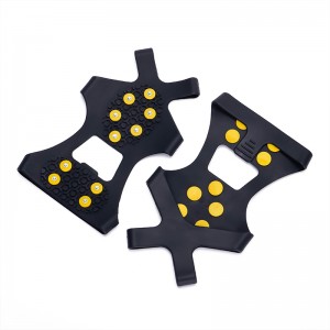 Siliconen No-Slip Cleats Crampon Studded Grips 5-tanden klimschoenen