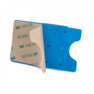 Siliconen portemonnee telefoonhoesje met kaarthouder voor bijna alle smartphones