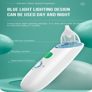 Elektrischeneuszuiging voor baby automatische snot sucker voor peuters batterij powered booger sucker voor baby\'s