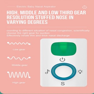 Elektrischeneuszuiging voor baby automatische snot sucker voor peuters batterij powered booger sucker voor baby\'s