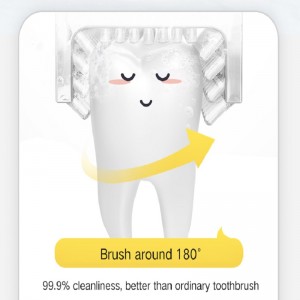 Veilige ultrasone siliconen kids \\\\ \'elektrische tandenborstel kinderen muziekborstel met plezier