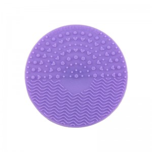 Borstel reinigingsmat, siliconen make-up reinigingsborstel scrubber mat, draagbare wasgereedschap
