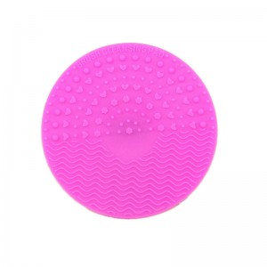 Borstel reinigingsmat, siliconen make-up reinigingsborstel scrubber mat, draagbare wasgereedschap