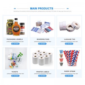 High-end en mooie aangepaste labels