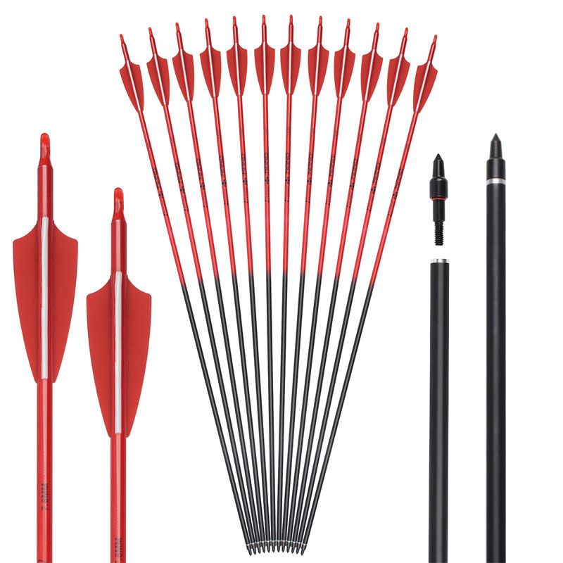 Elongarrow 115500-32 30 inches OD7.8mm Compound Recurve Boog Schieten Boogschieten Rollfiberglass Pijlen
