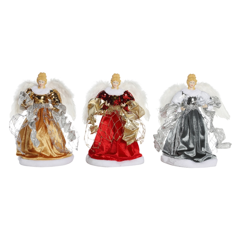 23 ~ 40 cm Kerst engel ornamenten decoraties boom top figurines collectie pop xmas festival xmas vakantie kerstserie