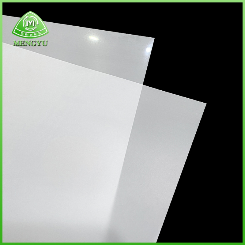 Doorschijnend huisdierblad Materiaal Plastic Film Hitte Transfer Afdrukken Film Afdrukken Heet Stamping Film Single-Side Coating