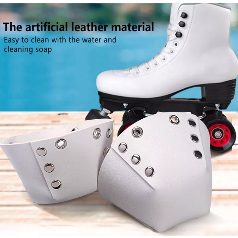 Nieuwe PU Leren Teen Guard Protectors Roller Skate Cap Schoenen Cover Kleurrijk