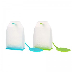 Siliconen thee-infuser, losse blad theefilterzakken zeef