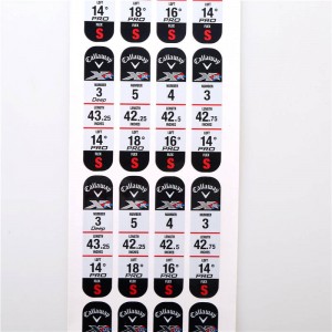 Golfclub Aangepaste labels