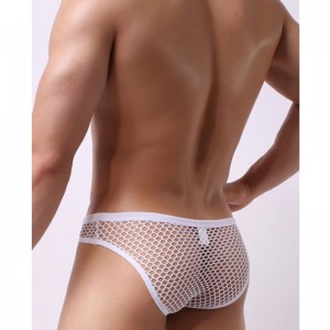 Groothandel zwarte sexy gay ondergoed aangepaste mannen \\\\\\\\\\\\\'s Thong Briefs 2 kopers