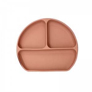 Siliconen verdeelde platen voor ballden, baby peuterplaat, BPA GRATIS