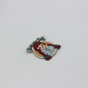 Leuke cartoon geweven kleding label
