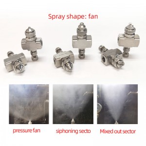 Roestvrijstalen lucht vernevelingsmondstuk