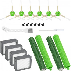 I Robot I 7I 7.E 5e 6 serie veegmachines accessoires hoofdborstel zijfilter set