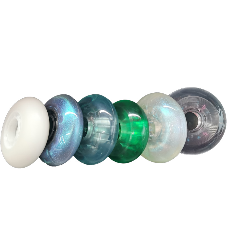 Fabriek prijs Beste kwaliteit Super Duurzame PU Inline Roller Skate Wheels 64mm 68mm 70mm 72mm 76mm 80mm 84mm 90mm 100mm