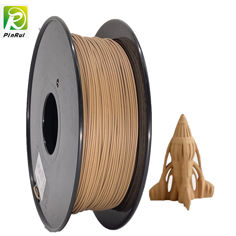 Pinrui 3D-printer 1.75mm donker hout filament voor 3D-printer