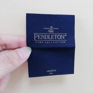 Aangepaste kraag etiket waslabel etiket label op maat gemaakte kleding kraag label doek label op maat gemaakte wasteken weven Markabel