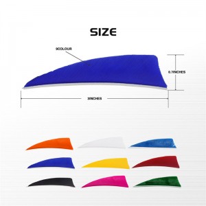 Elongarrow 172313 3 inches schild Turkije veer voor boogschieten pijlen