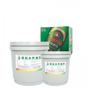 Op waterbasis op basis van pretafdrukken