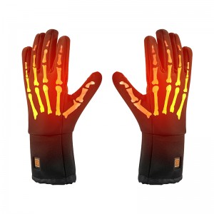 Elektrische waterdichte warme handschoenen voor skiën, verstelbare temperatuurbatterijverwarming handschoenen voor mannen/women