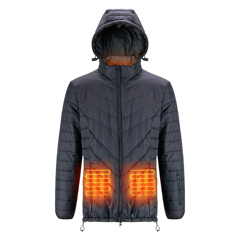 Populaire batterij vermogen verwarmde jassen voor mannen, goed voor het dragen van de winter