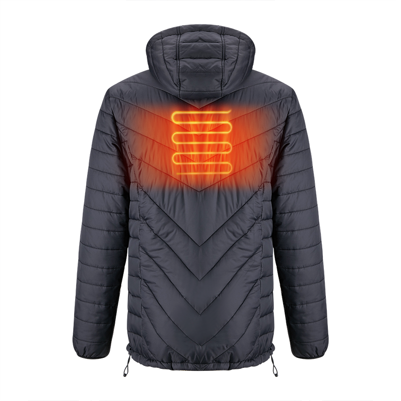 Populaire batterij vermogen verwarmde jassen voor mannen, goed voor het dragen van de winter