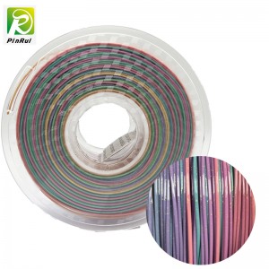 Pinrui Glitter PLA 1.75mm 3D-printer filament fonkeling fonkelende regenboogkleur