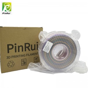 Pinrui Glitter PLA 1.75mm 3D-printer filament fonkeling fonkelende regenboogkleur
