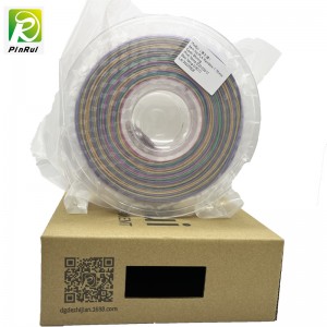 Pinrui Glitter PLA 1.75mm 3D-printer filament fonkeling fonkelende regenboogkleur