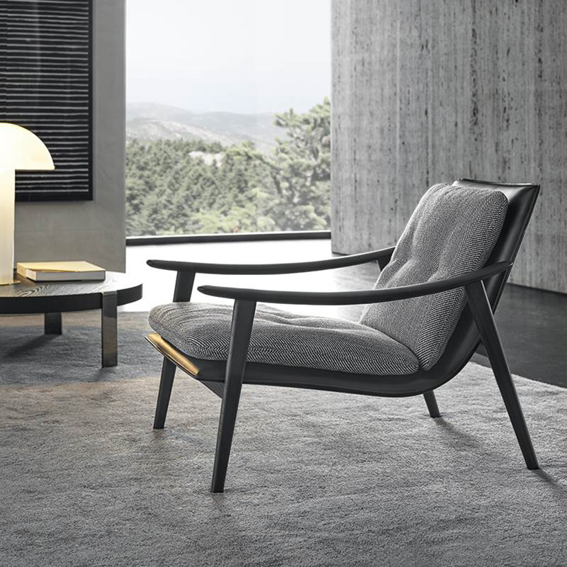 Moderne bekleding stof ontspannen luie vrijetijdsbesteding fauteuil accent lounge stoel meubels
