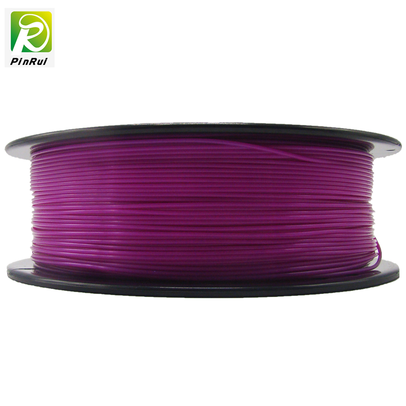 Pinrui Hoge Kwaliteit 1kg 3D PLA-printer filament transparante paarse kleur