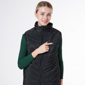 Winter modieuze elektrische verwarming vrouwen vest, verwarmingsvest voor winterseizoen