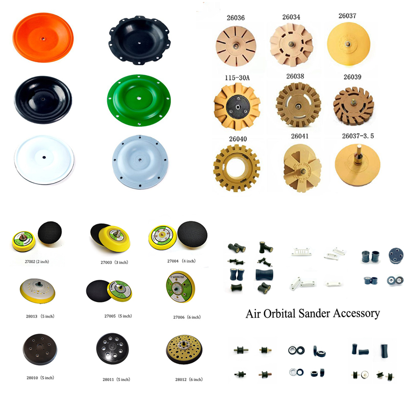 Een verscheidenheid aan pneumatische accessoires kan worden aangepast