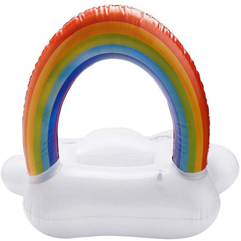 Drankjes Fruit Service Bar, Opblaasbare Drijvende Rainbow, Cloud Drink Rack Cup Holder voor Pool