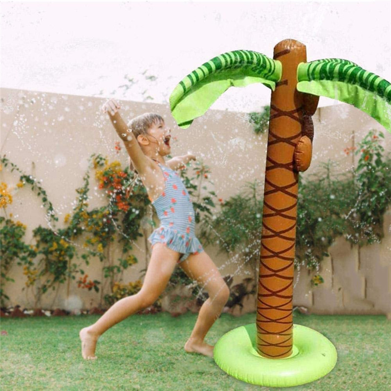 Opblaasbare Palm Coconut Toy Toy, Openlucht Float Decoratie voor Strandachtergrond