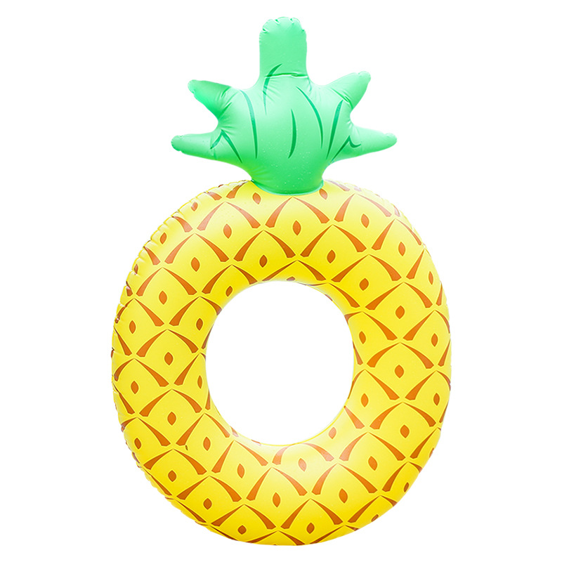 Opblaasbare ananas zwemmen ring, draagbare drijver voor zwembad, waterspeelgoed voor volwassenen en kinderen