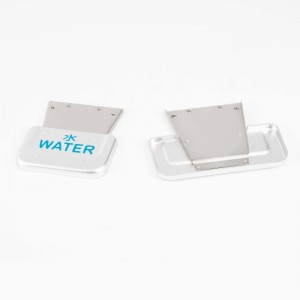 Aluminium gestempelde platen met kleur