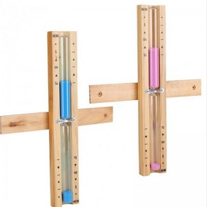 Sauna zandloper klok, sauna zandloper, sauna -uitrusting 15 minuten houten sauna zandloper klok zand timer klok voor sauna spa kamer