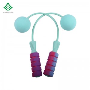 Ropeless spring touw, gewogen draadloos springtouw voor fitnesstraining, verstelbaar overslaan touw springtouw voor vrouwelijke mannen en kinderen