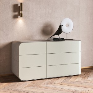 Modern Home Furniture Leather Wood Witbuffet dressoir voor eetkamer