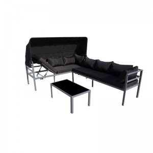 staal 3 stks kd sofa setn-014kd
