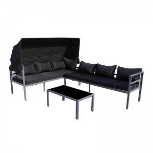 staal 3 stks kd sofa setn-014kd