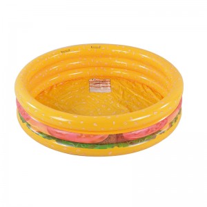 Kiddie -zwembad, opblaasbaar zwembad voor kinderen, watermeloenzwemring