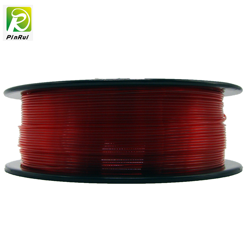 Pinrui 3D -printer 1.75mmpetg Filament rode kleur voor 3D -printer