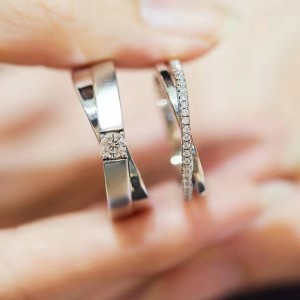 Sterling Silver 925/18K/14K/10K Gold met Moissanite/Real Diamond verlovingsring