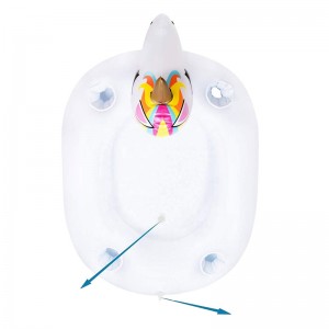 Drijvende ijsbladen drinkhouder, drankfruitbuffet picknick bbq koeler, opblaasbare eenhoorn serveerbar