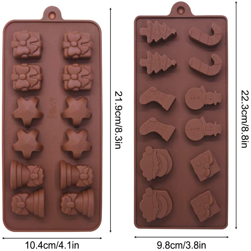 Siliconen ster van hoge kwaliteit bakken chocoladevormen bakken