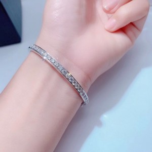 Tuochen sieraden op maat 18K goud met echte diamanten stenen armband voor meisje
