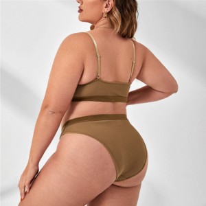 Gewoon push -up lingerie set comfortabele dames brahbra set sexy ondergoed